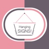 Hang a Sign! II (Pink/Dark Violet)
