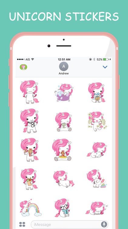 Unicorn Sticker Emoji Keyboard