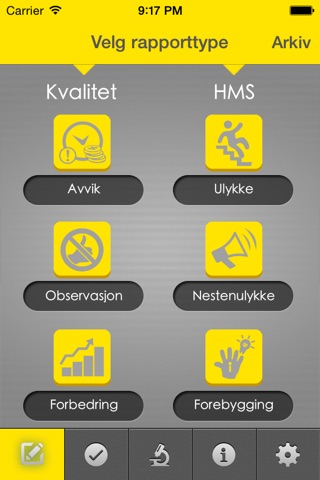 Telia HSEQ screenshot 2