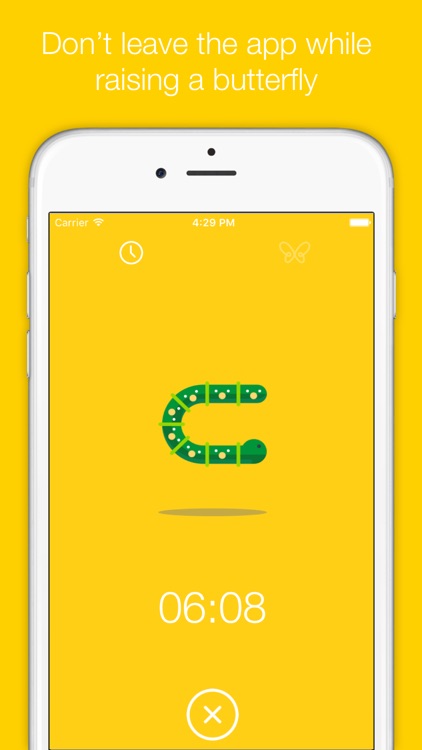 Butterfly: deep focus on one task using work timer