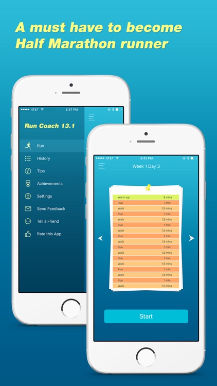 Run Coach - Becoming Half Marathon Runner