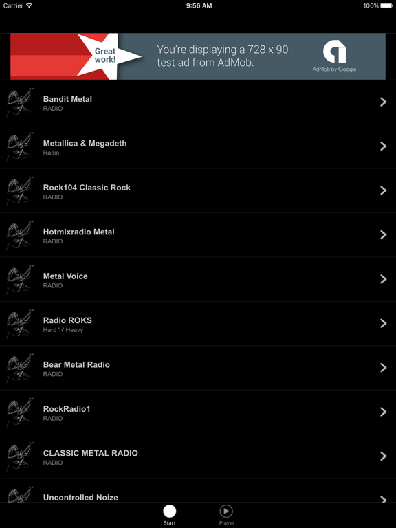 Screenshot #5 pour Rock Radio Stations