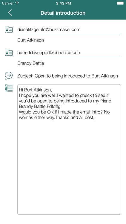 IntroApp - Introduce your partners by email screenshot-4