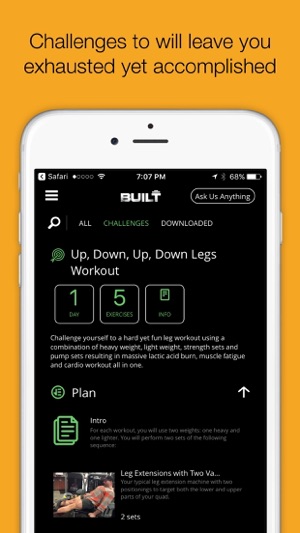 IAMBUILT - training workout challenges & more(圖2)-速報App