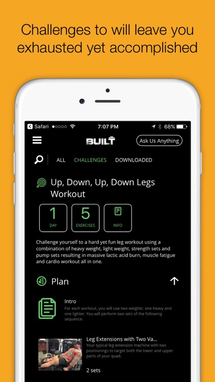 IAMBUILT - training workout challenges & more