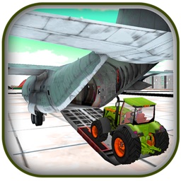3D, Agriculture, tracteur, cargaison, avion, pilot