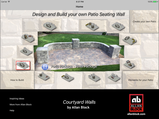 Screenshot #4 pour Allan Block Courtyard App
