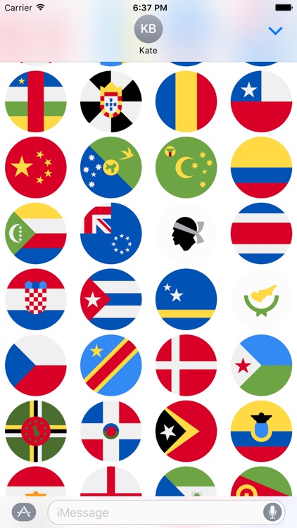 Flags Stickers -New Emoji for Texting in iMessage