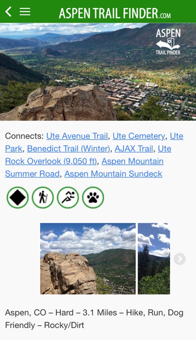 Aspen Trail Finder Screenshot