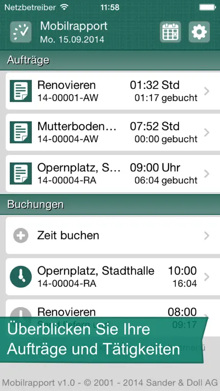 Mobilrapport Pro screenshot 1 of 5