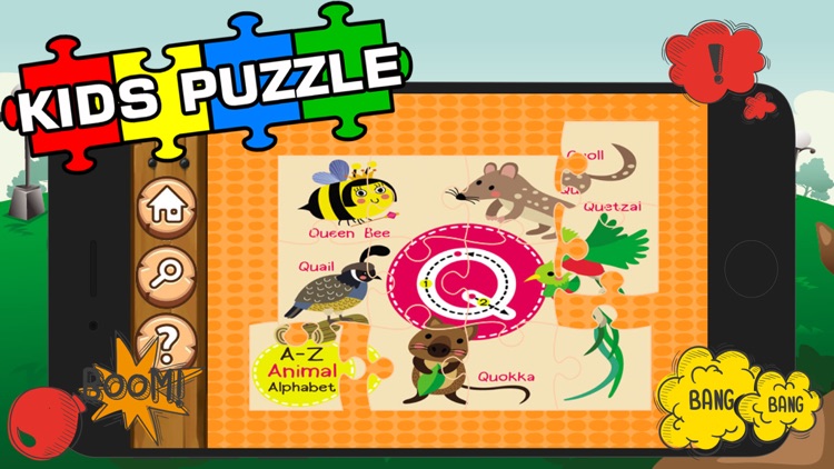 Alphabet Jigsaw Games Kids & Toddlers Free Puzzle screenshot-3