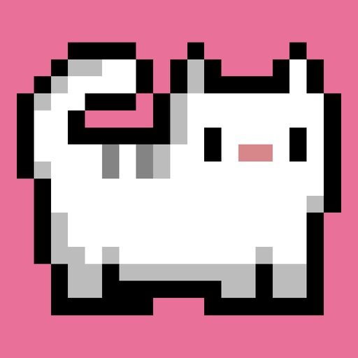 Cat-A-Pult: Endless stacking of 8-bit kittens iOS App