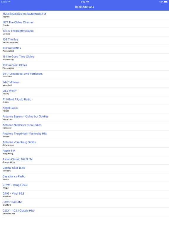 Screenshot #4 pour Radio Channel Oldies FM Online Streaming