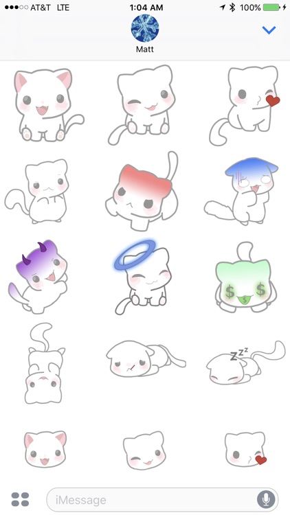 Silly Kitty Stickers