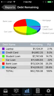 debt payoff assistant iphone screenshot 2