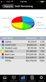 Debt Payoff Assistant screenshot