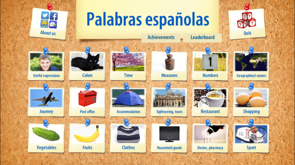 Palabras españolas - Learn Spanish Words Quick - 1.1 - (iOS)