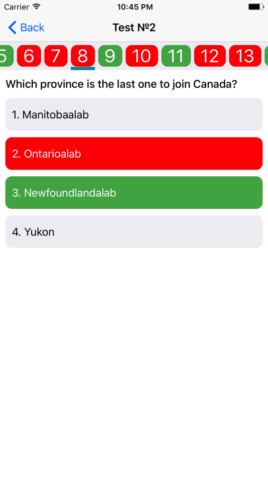 #4. Canadian Citizenship Test 2017 Free (iOS) 由: Andrey Fetisov
