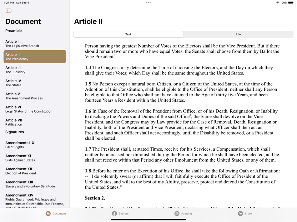 Constitution for iPad - 1.7 - (iOS)