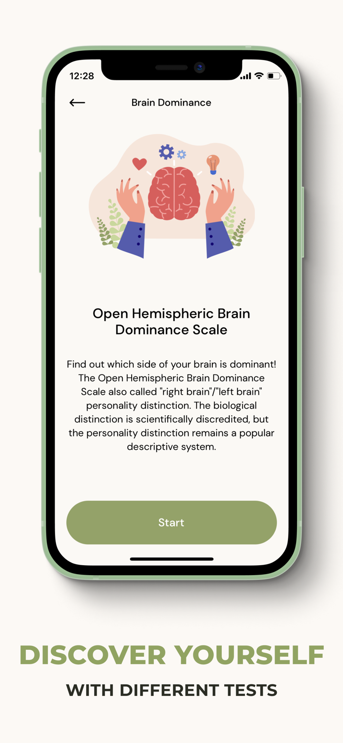 Personality Tests - 4 verges