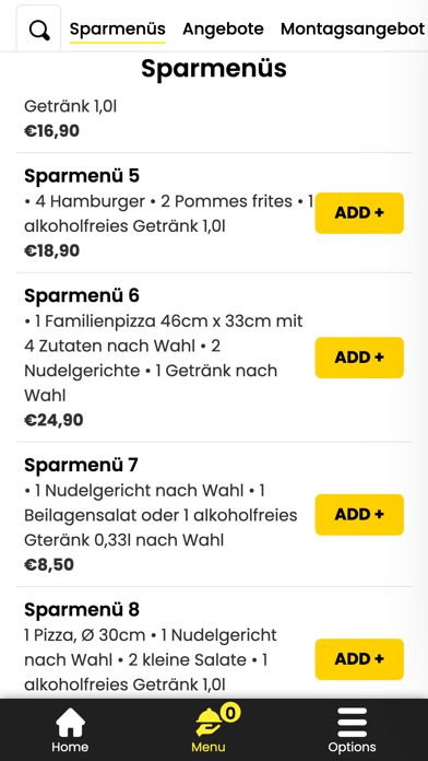 Lieferservice Angelo Screenshot