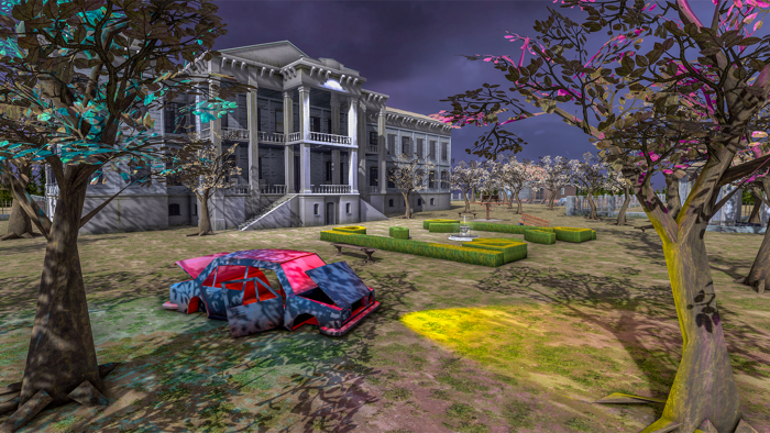 Scary haunted granny nun house