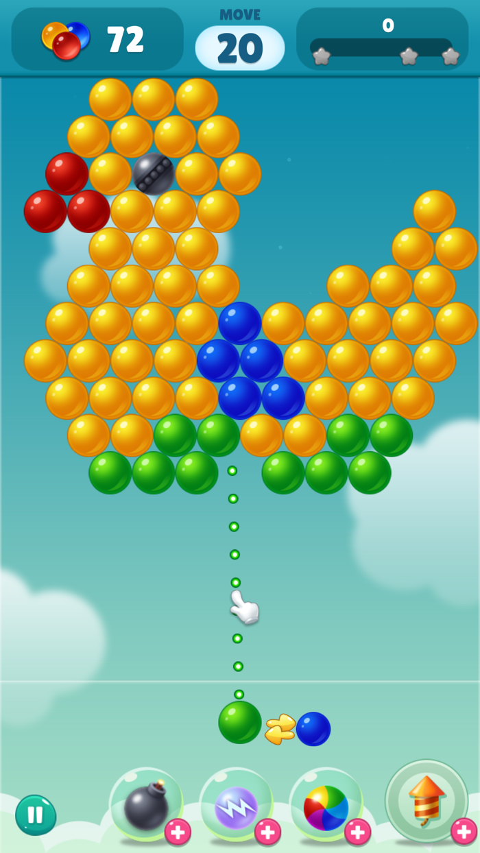 Bubble Birds Pop Shoot and pop