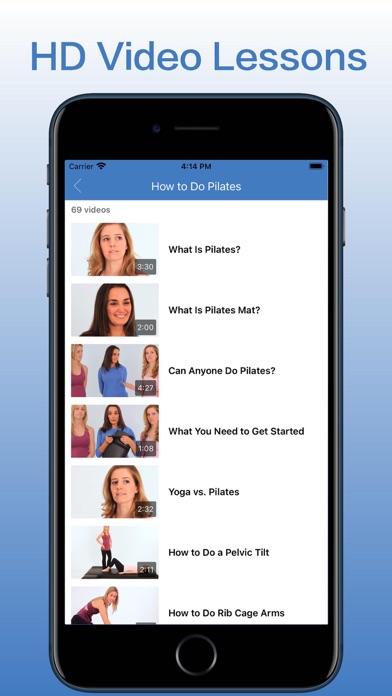 Pilates Workouts-Home Fitness Screenshot