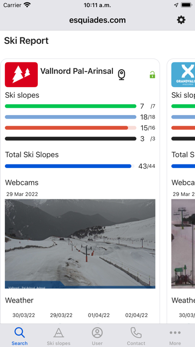 Esquiades.com Screenshot