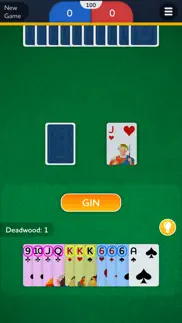 gin rummy - classic cards game iphone screenshot 2