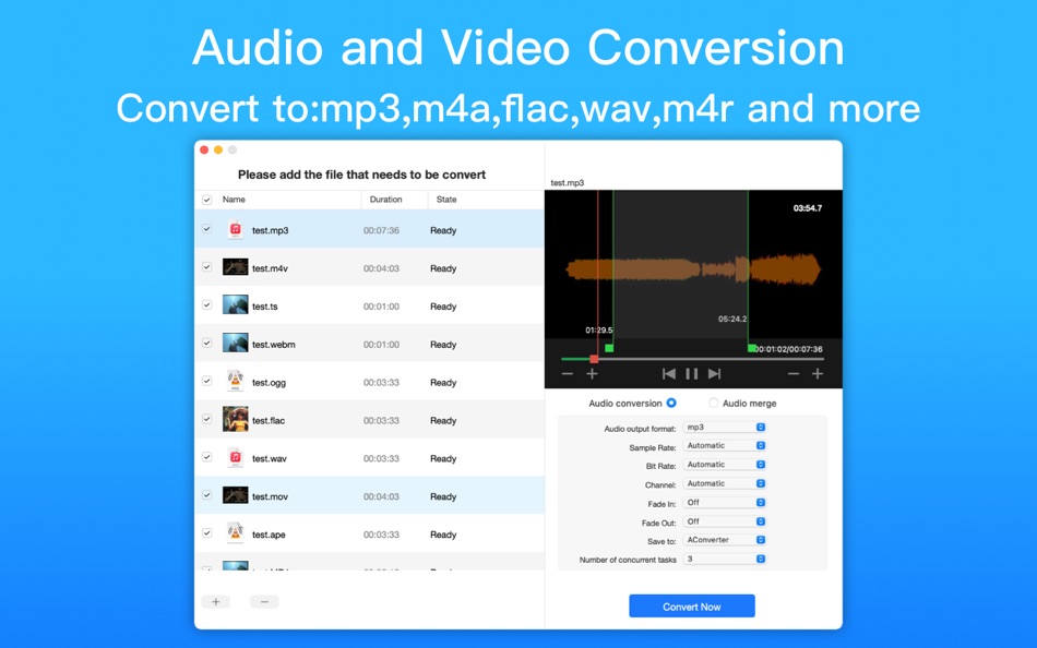 #1. AConverter - Audio Converter (macOS) 由: 雅 田