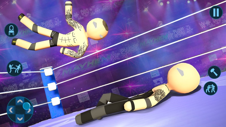 Stickman Wrestling Fighting 3d screenshot-3