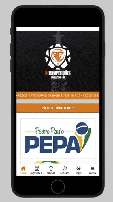 RE Competições Screenshot
