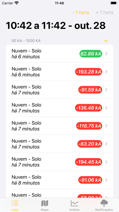 Relâmpagos em Portugal Screenshot