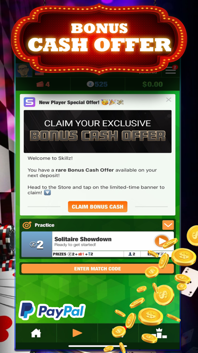 World Solitaire Cash Casino Screenshot