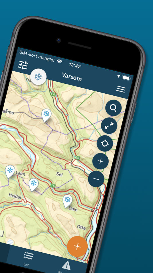 #2. Varsom (iOS) Podle: Norges Vassdrags- og Energidirektorat
