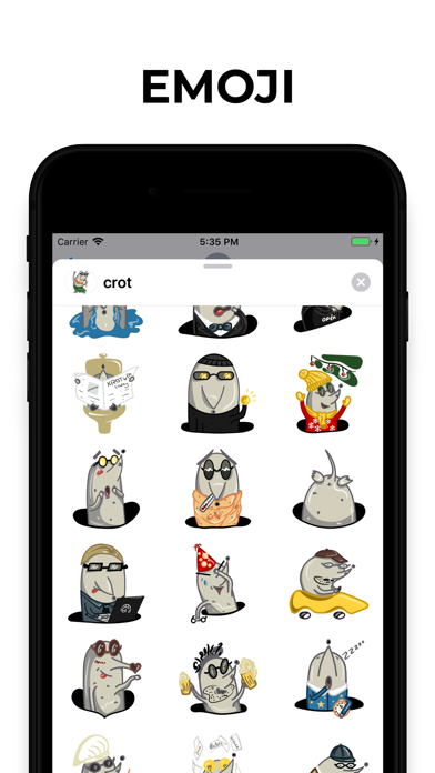 Screenshot #2 pour Taupe Emoji & Stickers Mole