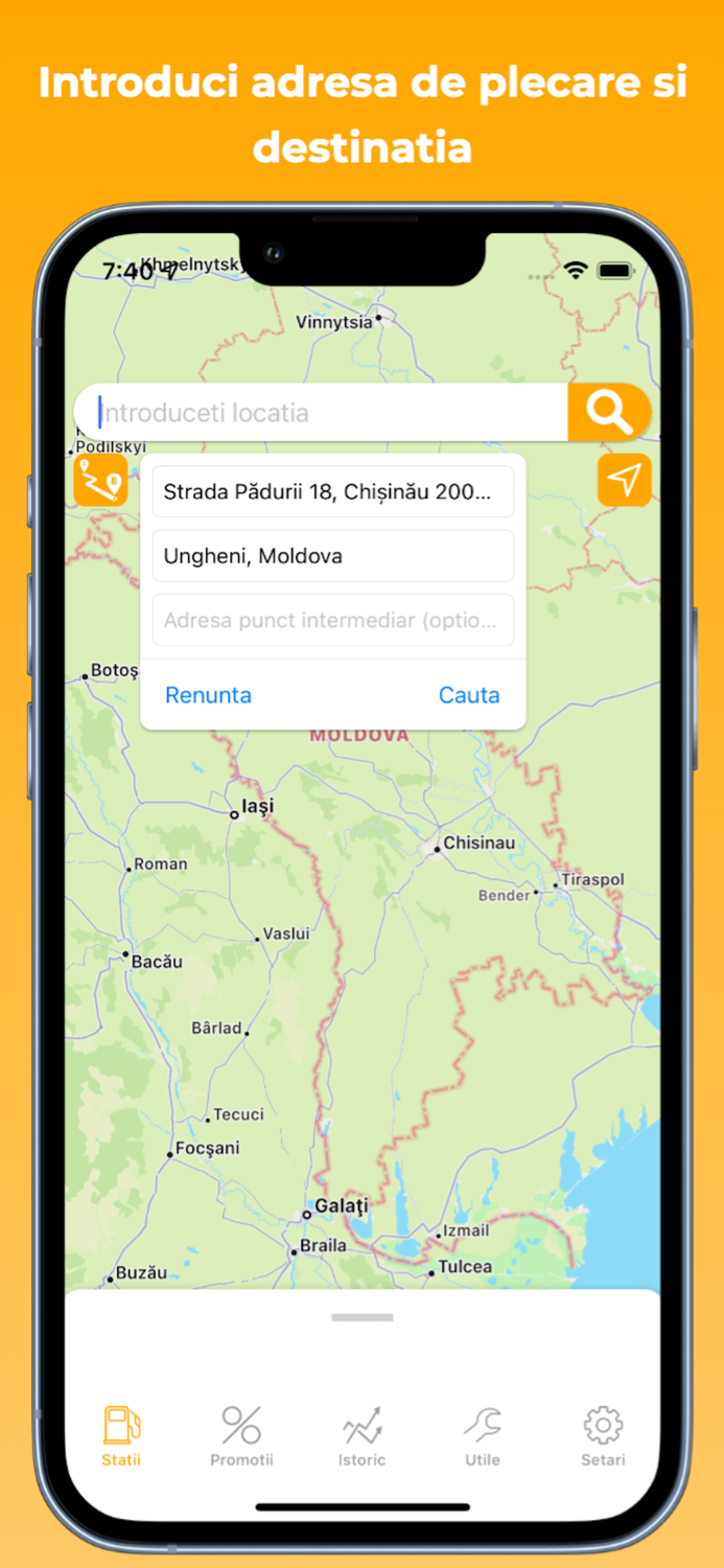 Peco Moldova - Pret carburanti