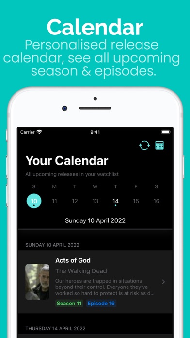 Shows+ Discover & Track Series iPhone screenshot 4 - Entertainment app