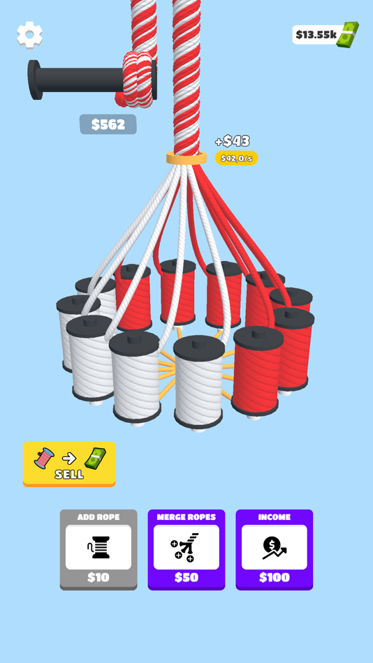 #7. Rope ASMR (iOS) 由: Rollic Games