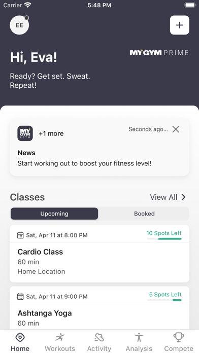 MYGYM PRIME EGYM Screenshot
