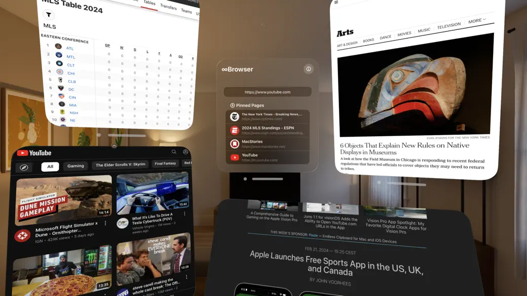 ∞Browser - Spatial Web Widgets screenshot 1