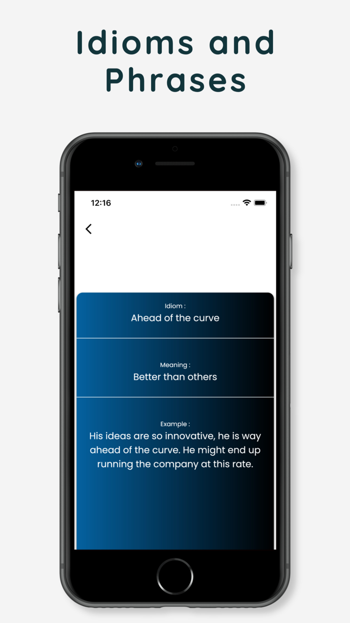 Idioms and Phrases  Learn