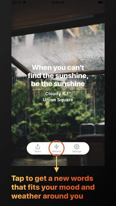 WoW: Words on Weather Screenshot