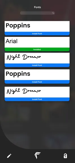 Game screenshot Fonts for Procreate hack