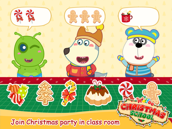 Wolfoo Christmas Day At School