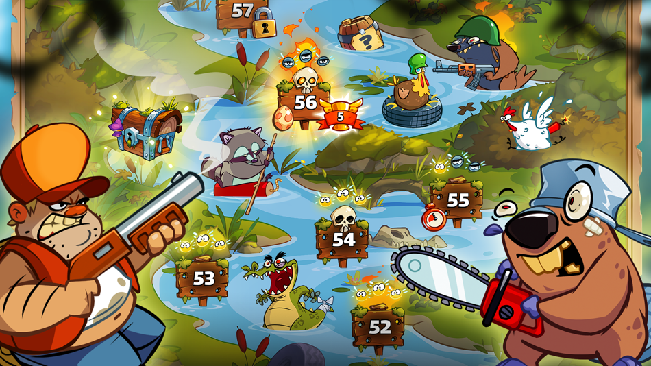 #4. Swamp Attack 2 (iOS) 来自: Moving Eye