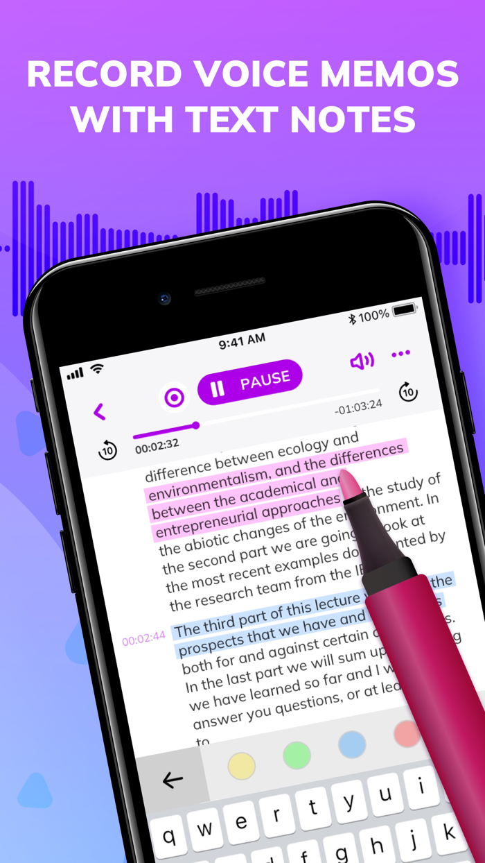 My Voice Diary - Note-Taking