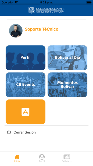 Colegio Bolívar Screenshot