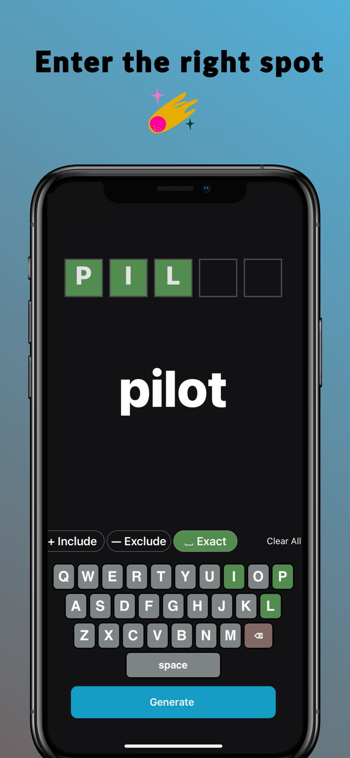 Word Finder Worlde Generator